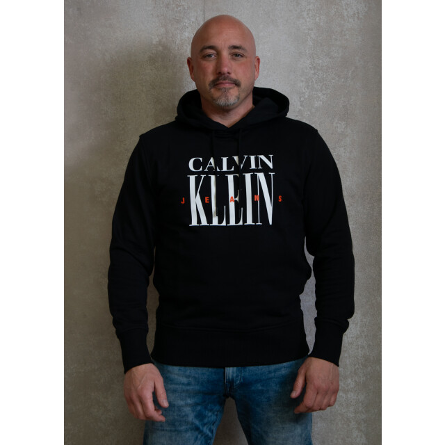 Calvin Klein Serif font graphic hoodie 131.10.0433 large