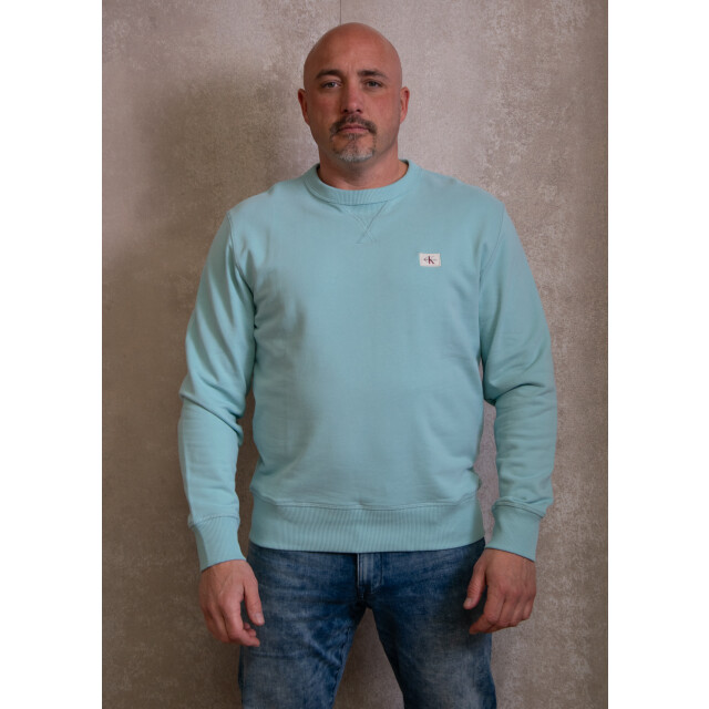 Calvin Klein Woven label crew neck 130.30.0501 large