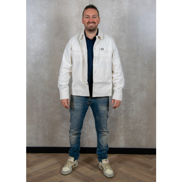 Fred Perry Heavyweight oxford overshirt 123.01.0006 large