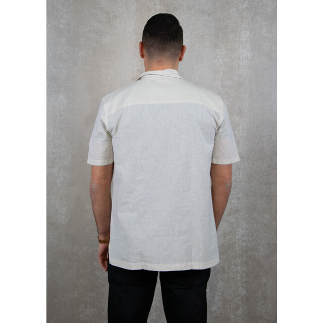Lyle and Scott Linen blend oxford revere shirt 121.81.0014 large