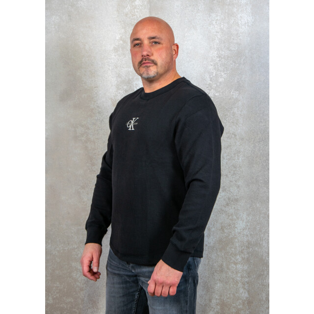 Calvin Klein Monologo waffle ls tee 135.10.0035 large