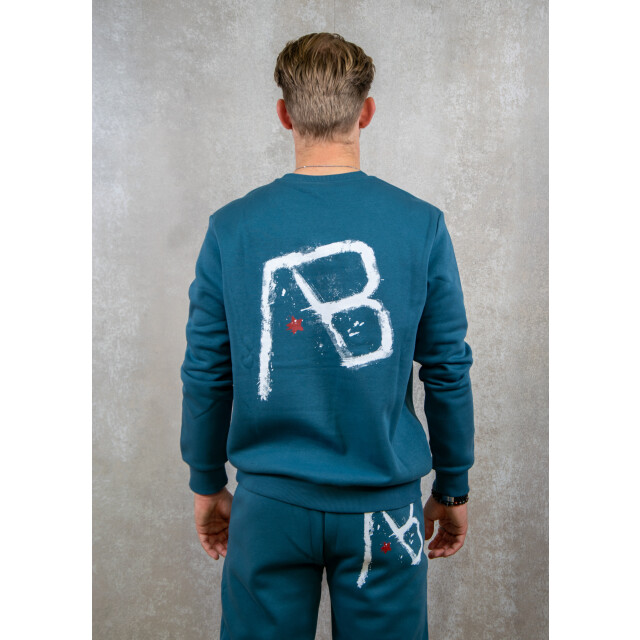 AB Lifestyle Canvas crewneck with print 130.40.0324 large