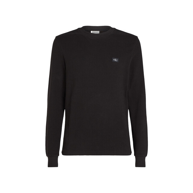 Calvin Klein Woven label waffle ls tee 135.10.0034 large