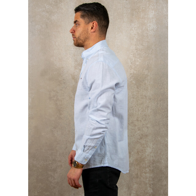 Tommy Hilfiger Reg linen blend ls shirt 120.30.0085 large