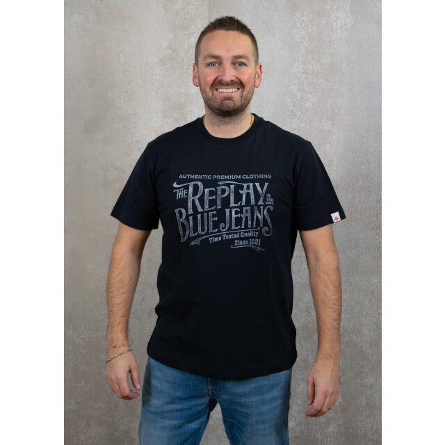 Replay T-shirt royal eagle 100.30.1254 large