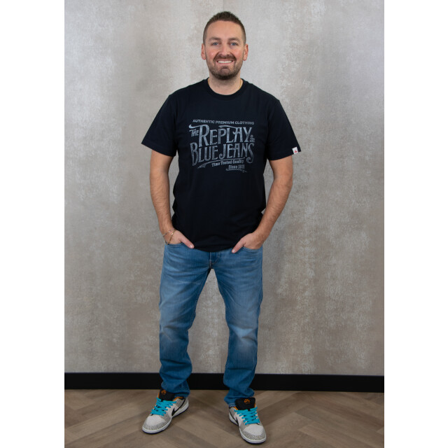 Replay T-shirt royal eagle 100.30.1254 large
