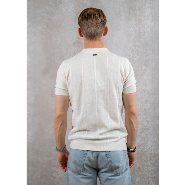Quotrell Cruz knitted polo 135.01.0014 large