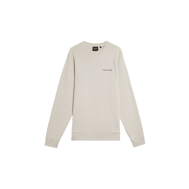 Lyle and Scott Loopback embroidered crew neck sweatshirt 130.81.0072 large