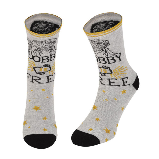 Li-cense Harry potter dobby is gratis sokken voor volwassenen UTHE3195_grey large