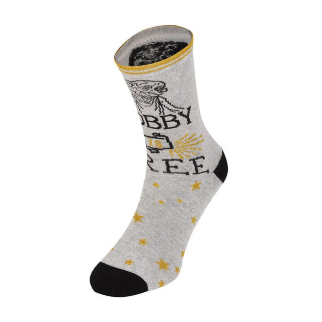 Li-cense Harry potter dobby is gratis sokken voor volwassenen UTHE3195_grey large