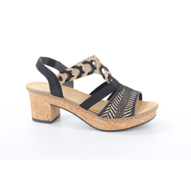 Rieker 638c7-00 dames sandalen Rieker 638C7-00 large