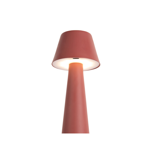 Leitmotiv tafellamp mini led cone rode oker 3062242 large
