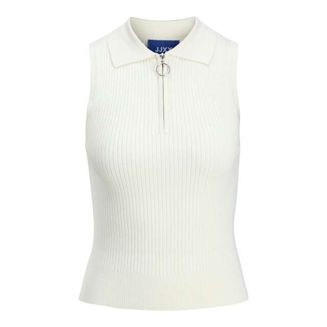 Jack & Jones Jxjayce zip polo neck top knit 12274361 large
