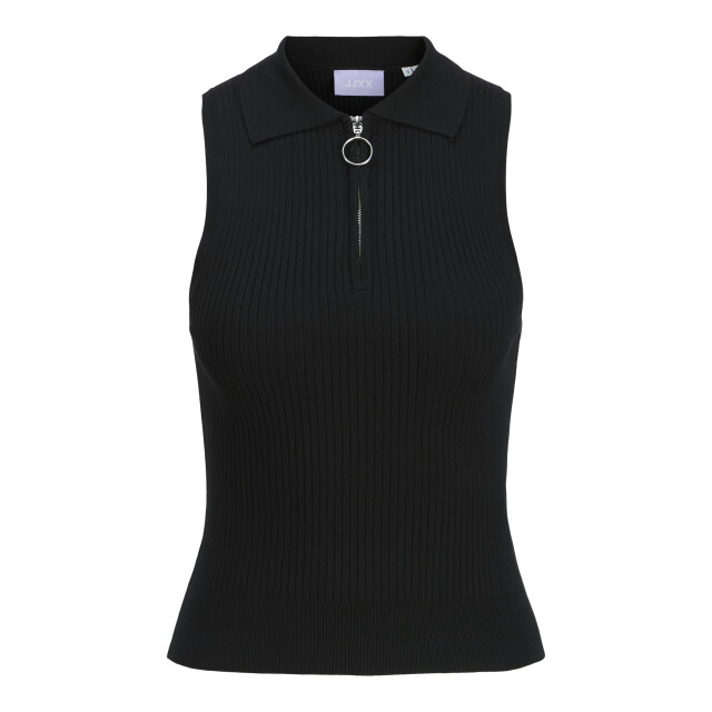 Jack & Jones Jxjayce zip polo neck top knit 12274361 large