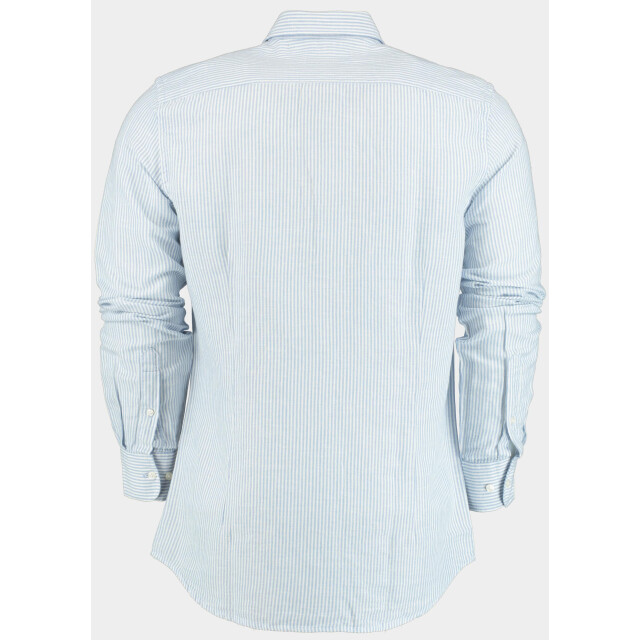 Born with Appetite Casual hemd lange mouw curtis li-co shirt fine strip 25107cu03/220 french blue 186873 large