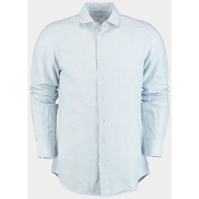 Born with Appetite Casual hemd lange mouw curtis li-co shirt fine strip 25107cu03/220 french blue 186873 large