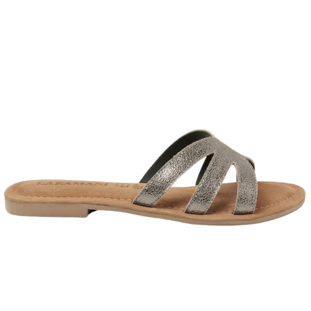 Lazamani 33.729 ladies mules 33.729 Pewter large