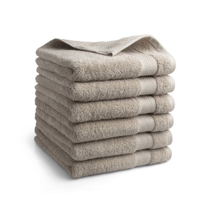 DoubleDry Hotel handdoeken 50 x 100 cm – set van 6 – 100% katoen 500 g/m2 – 2825966 large