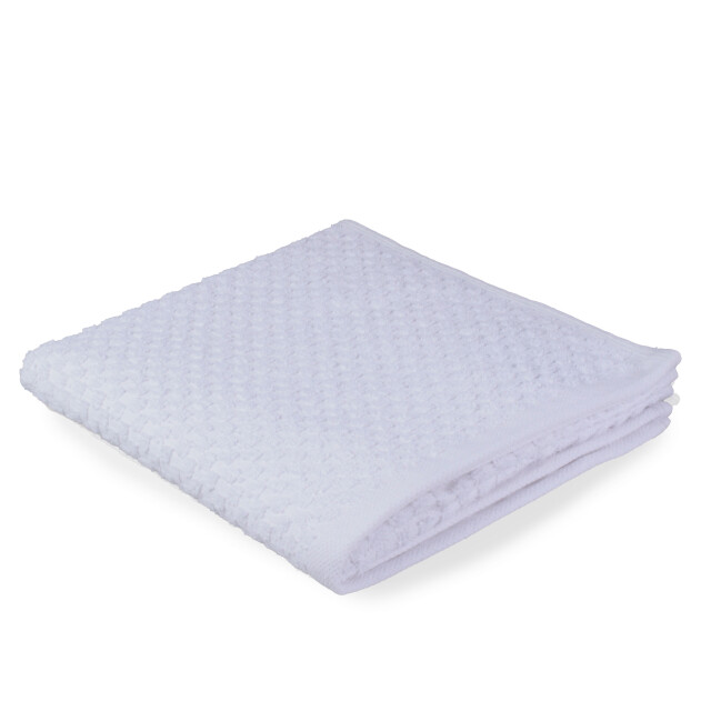 DoubleDry Handdoekenset popcorn weave 4 stuks 50x100 cm 100% katoen - 2975074 large