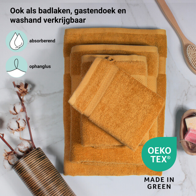 DoubleDry Hotel handdoeken 50 x 100 cm – set van 6 – 100% katoen 500 g/m2 – 2825968 large