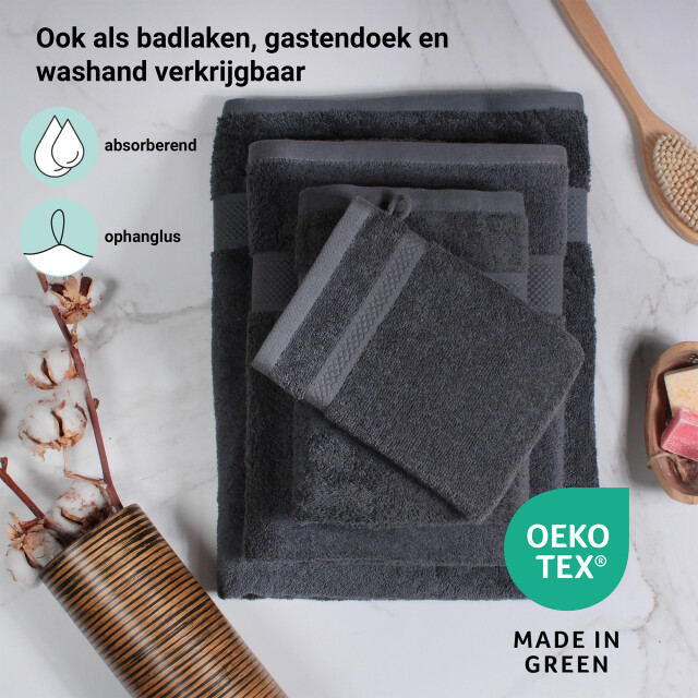 DoubleDry Hotel handdoeken 50 x 100 cm – set van 6 – 100% katoen 500 g/m2 – 2825908 large