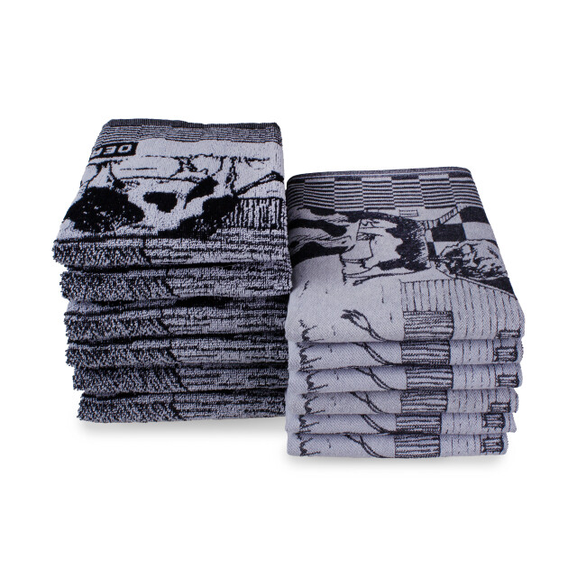 DoubleDry Theedoeken en keukendoeken set 12 stuks 100% katoen hoge 2959751 large