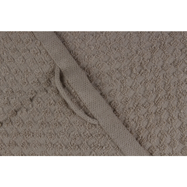 DoubleDry Handdoekenset popcorn weave 4 stuks 70x140 cm 100% katoen - 2975084 large