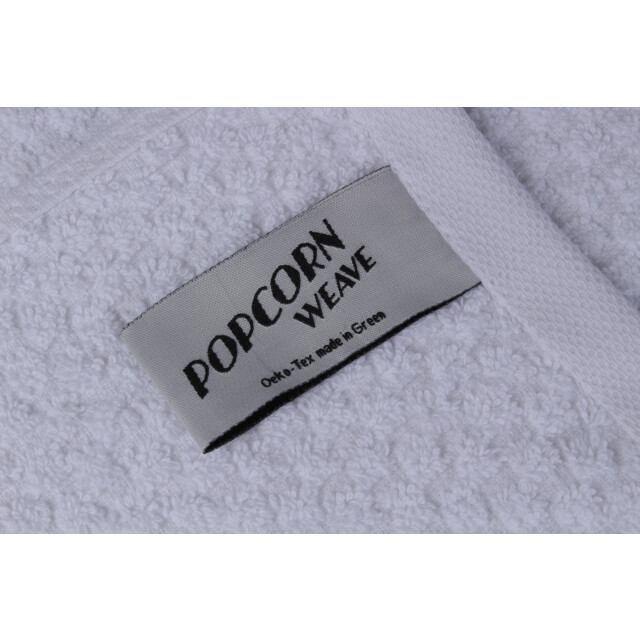 DoubleDry Handdoekenset popcorn weave 4 stuks 50x100 cm 100% katoen - 2975074 large