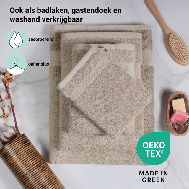 DoubleDry Hotel handdoeken 50 x 100 cm – set van 6 – 100% katoen 500 g/m2 – 2825966 large