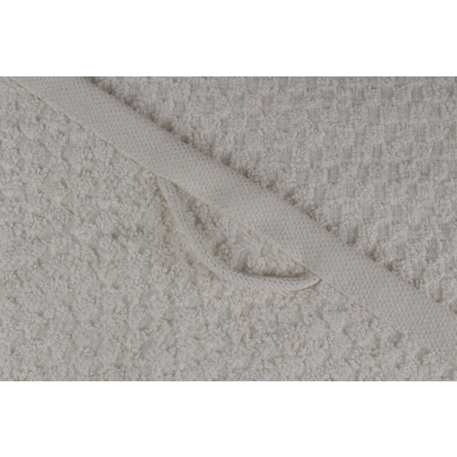 DoubleDry Handdoekenset popcorn weave 4 stuks 50x100 cm 100% katoen - 2975075 large