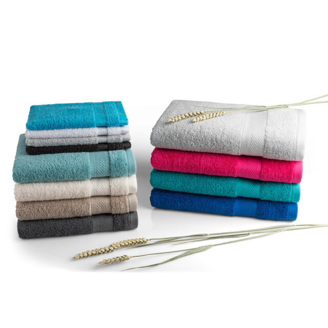 DoubleDry Handdoeken set 70 x 140 cm 6 stuks 100% zacht katoen 500 g/m2 6x 2825650 large