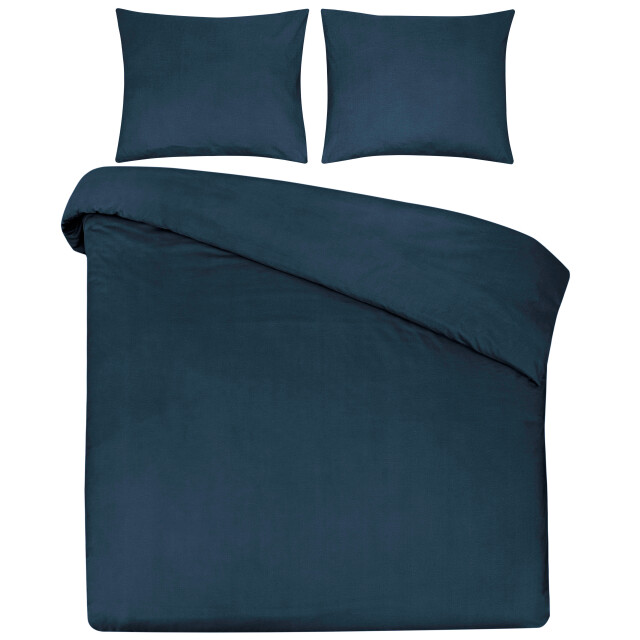 DoubleDry Dekbedovertrek 100% natuurlijk katoen lits jumeaux 240x200/220 cm + 3016628 large