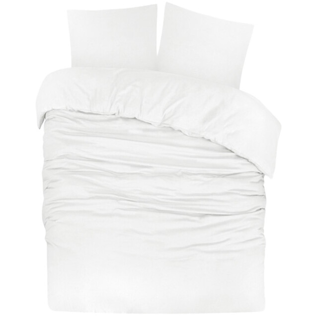 DoubleDry Dekbedovertrek flanel 100% zacht katoen lits jumeaux 240x200/220 cm 3056926 large