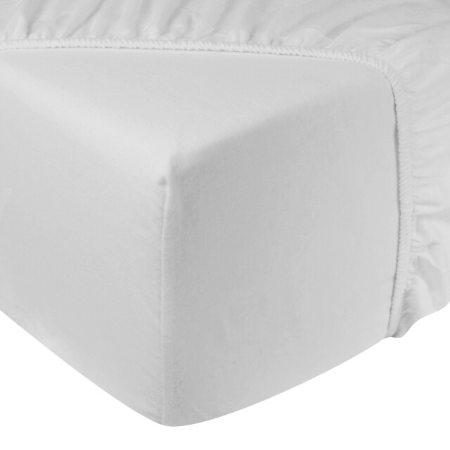 DoubleDry Hoeslaken flanel 100% zacht katoen tweepersoons 140x200 cm rondom 2827027 large