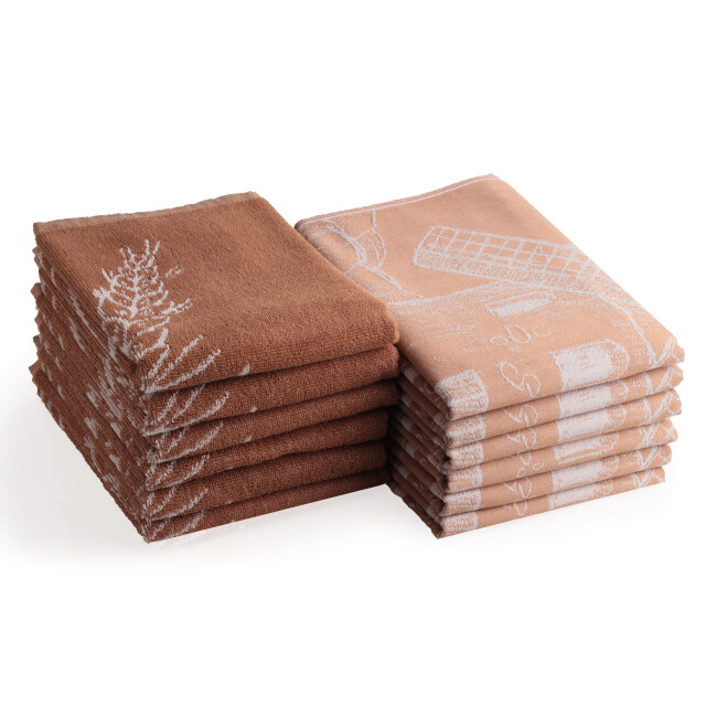 DoubleDry Theedoeken en keukendoeken set 12 stuks 100% katoen hoge 2825948 large