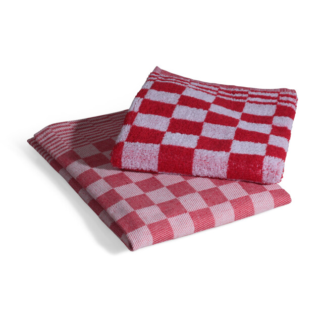 DoubleDry Luxe keuken- & theedoek set van 12 blok horeca - 2826107 large