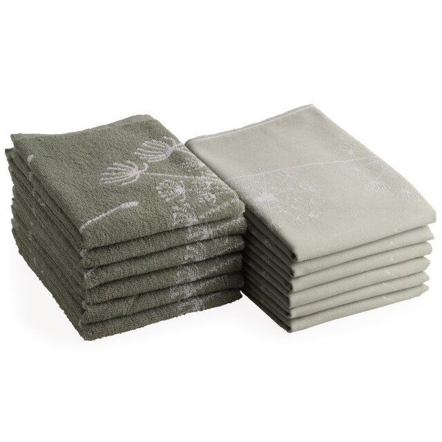 DoubleDry Theedoeken en keukendoeken set 12 stuks 100% katoen hoge 2825949 large