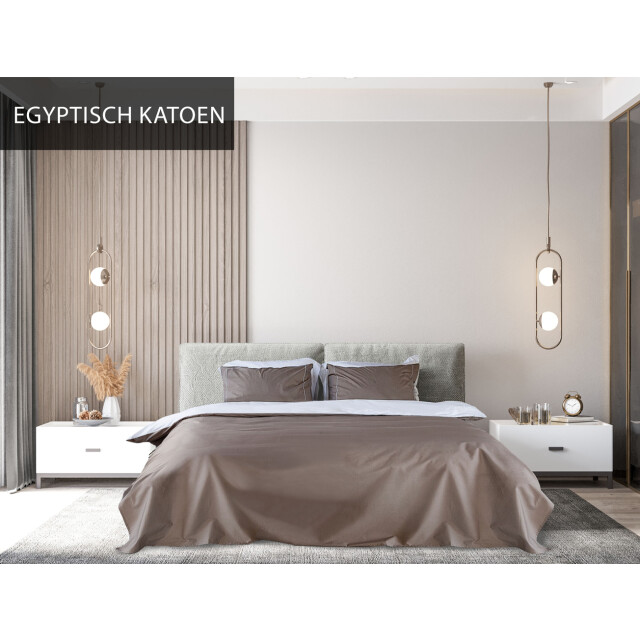 DoubleDry Luxe dekbedovertrek doubleface egyptisch percal katoen 200x200/220 - 2825670 large