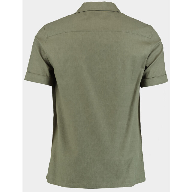Supply & Co Casual hemd korte mouw roan shirt ss structure 25107ro20/367 olive night 186816 large
