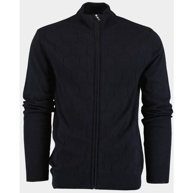 Bos Bright Blue Vest gebreid met zakken art-307/3527 185050 large