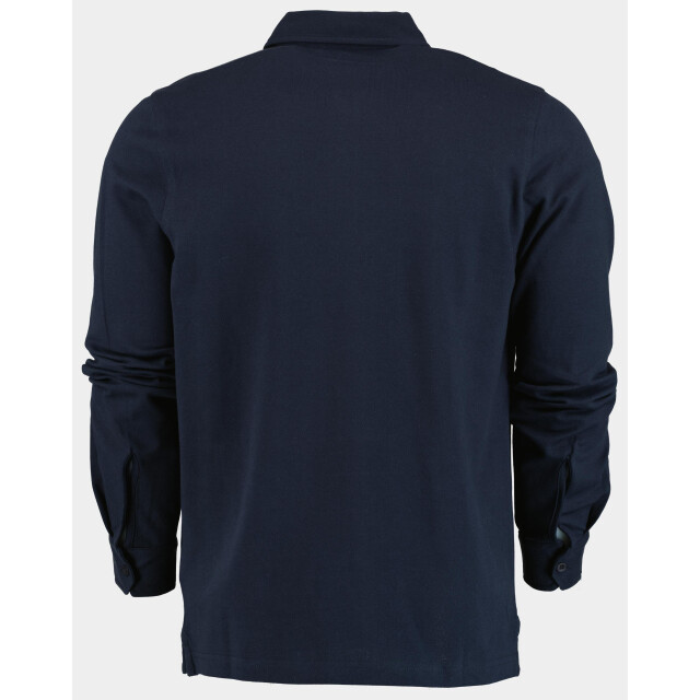 Bos Bright Blue Polo lange mouw polo lm 2602425/220 navy 191036 large