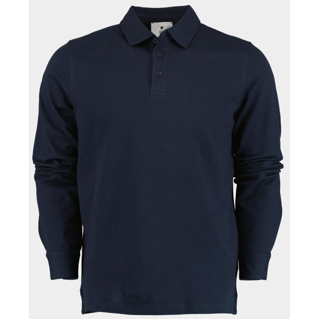 Bos Bright Blue Polo lange mouw polo lm 2602425/220 navy 191036 large