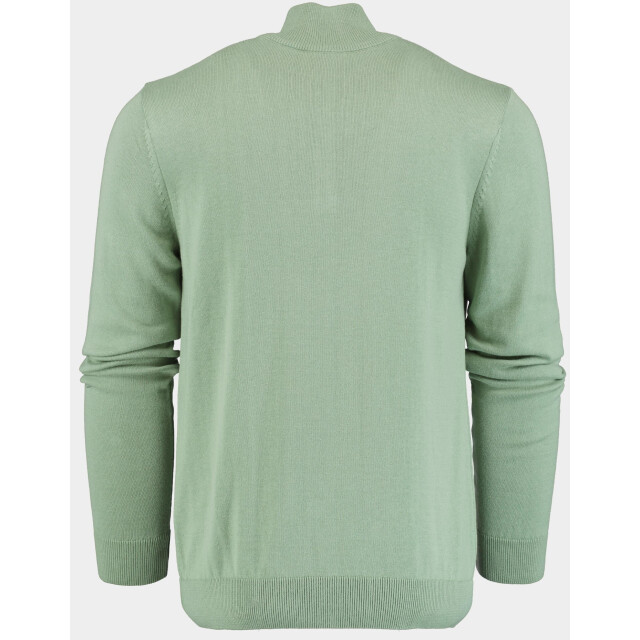 Bos Bright Blue Pullover met halve rits in mint 302/8121 185067 large