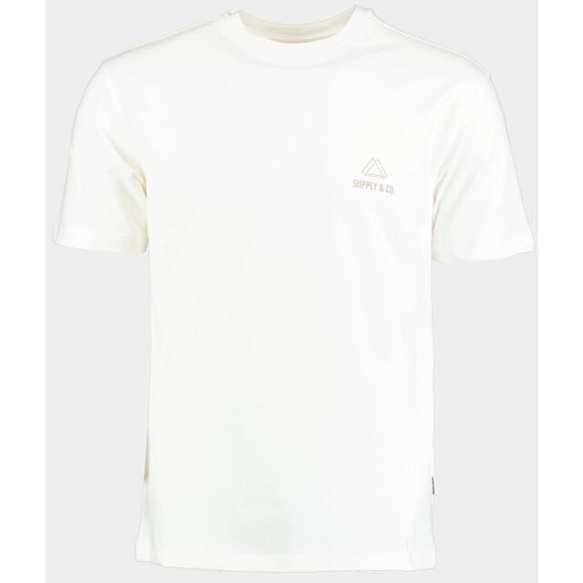 Supply & Co T-shirt korte mouw newton t-shirt backprint 25108ne05/100 white 186813 large