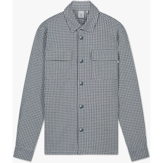 Law of the sea Cloud knitted check shirt LAW-10048-306 large