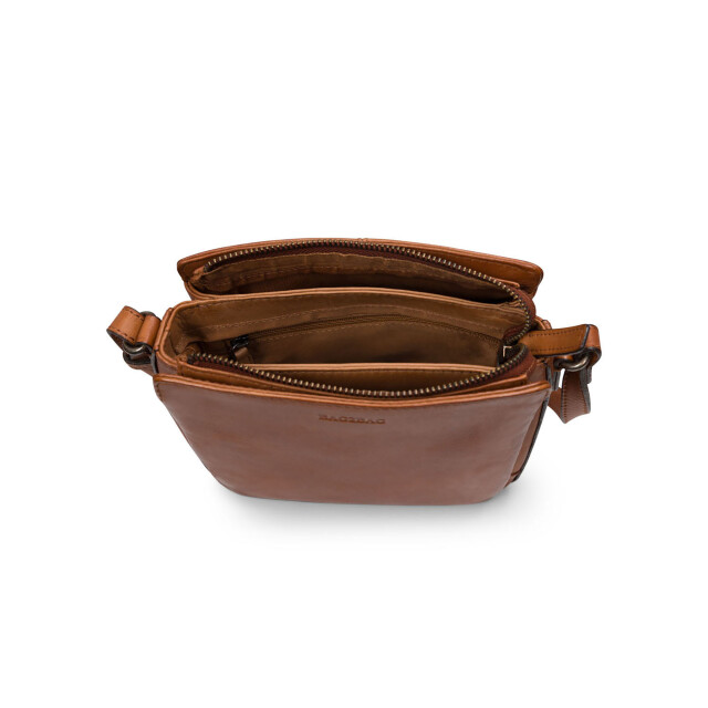 Bag2Bag Beijden afmetingen:18x19x4.5cm 33608 Cognac large