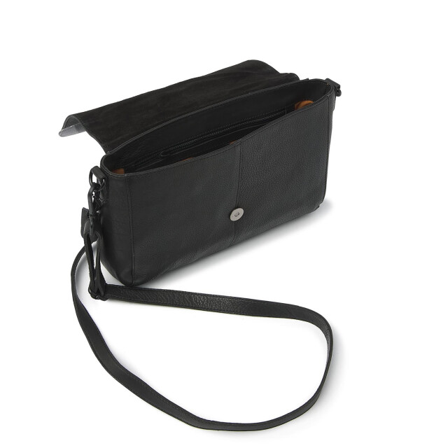 dR Amsterdam Schoudertas tampa afmetingen:27x17x6cm 933766 BLACK large
