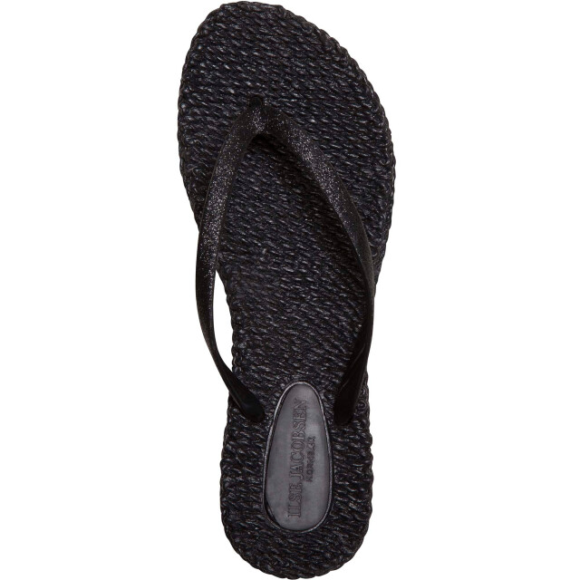Ilse Jacobsen Flipflops with glitters black CHEERFUL01-001 large