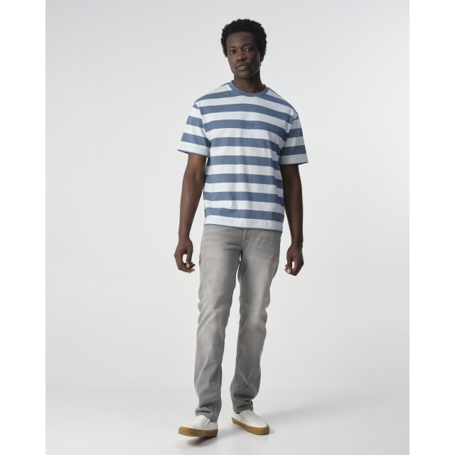 J.C. Rags t-shirt met korte mouwen romeo stripe 095860-003-XL large