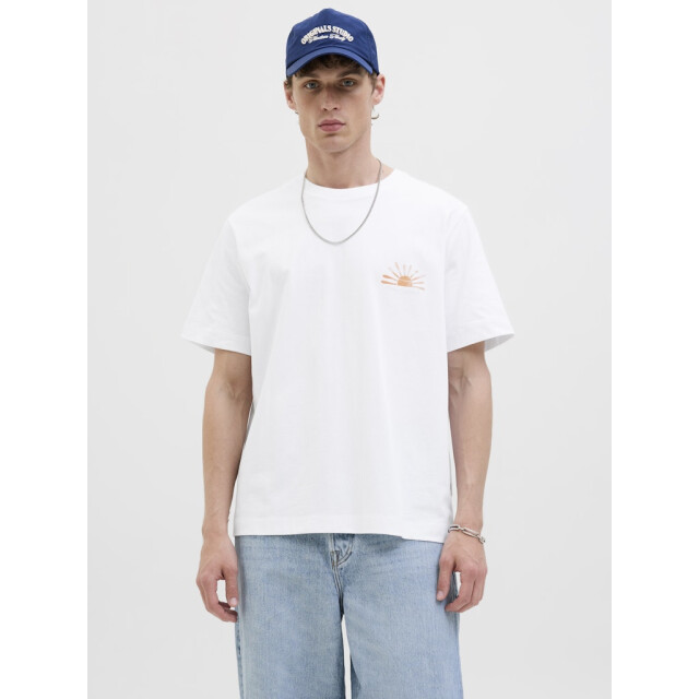 Jack & Jones jorcanggu summer picture tee ss cn 12277229 bright white 05011.100.0230 large